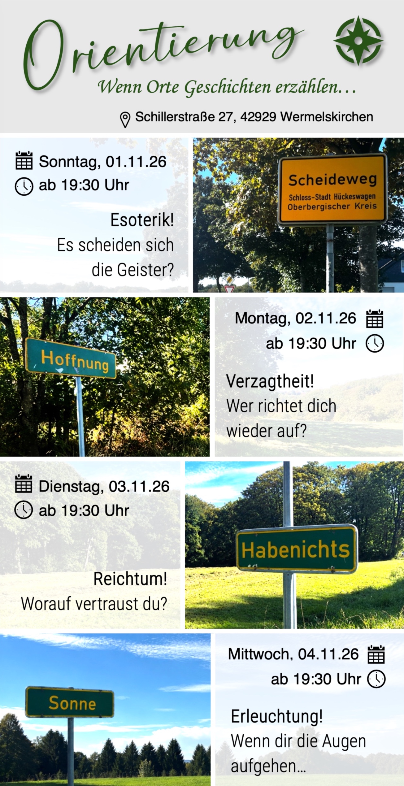 Vortragsabende mit Markus Wäsch